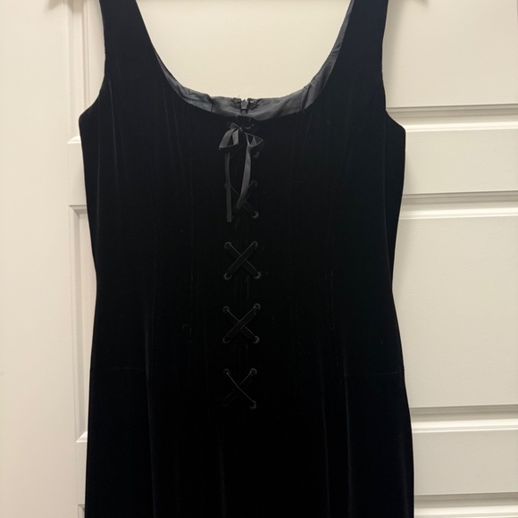 Ralph Lauren vintage velvet dress - Picture 3 of 5